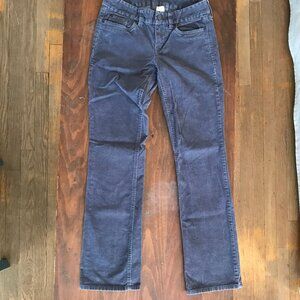 J Crew Grey Favorite Fit Corduroy Pants Size 25 Short